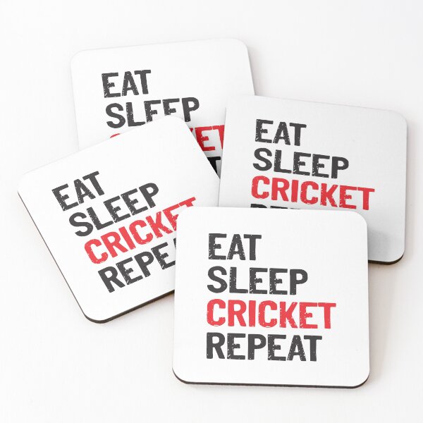 Item preview, Eat Sleep Cricket Repeat Sports Cricket Player designed and sold by Sour Soul.