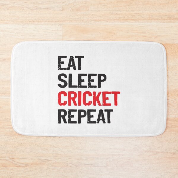 Item preview, Eat Sleep Cricket Repeat Sports Cricket Player designed and sold by Sour Soul.