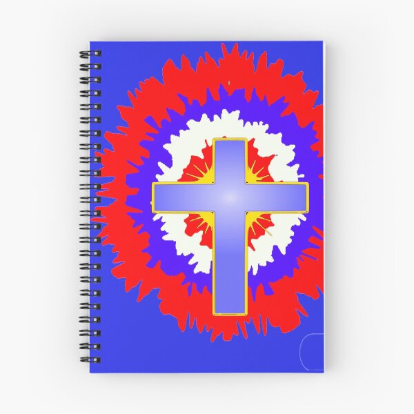 Item preview, Blue Cross - Tie Die Patriotic Blast designed and sold by Timothy Forder.
