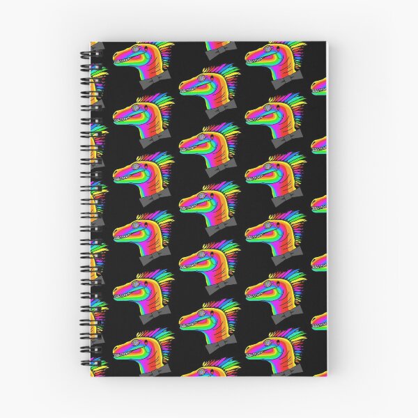 Item preview, Fancy Richard The Rainbow Raptor designed and sold by Emma Knapton.