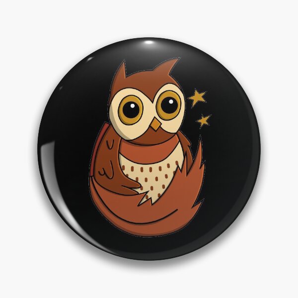 Item preview, Brown Feathered Owl designed and sold by palaco210.
