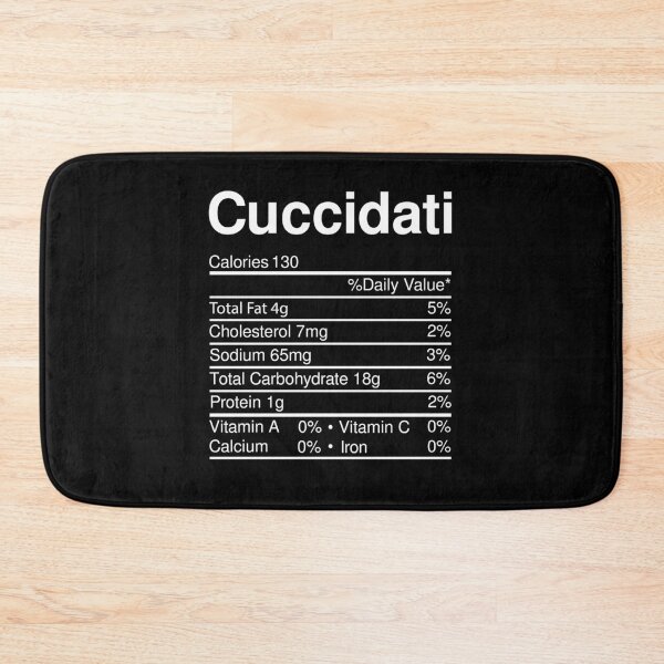 Item preview, Cucciadati Christmas Food Nutrition Facts Xmas Food designed and sold by RandomStuffShop.