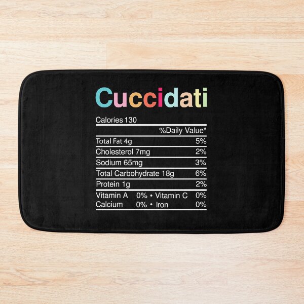 Item preview, Cucciadati Christmas Food Nutrition Facts Xmas Food designed and sold by RandomStuffShop.