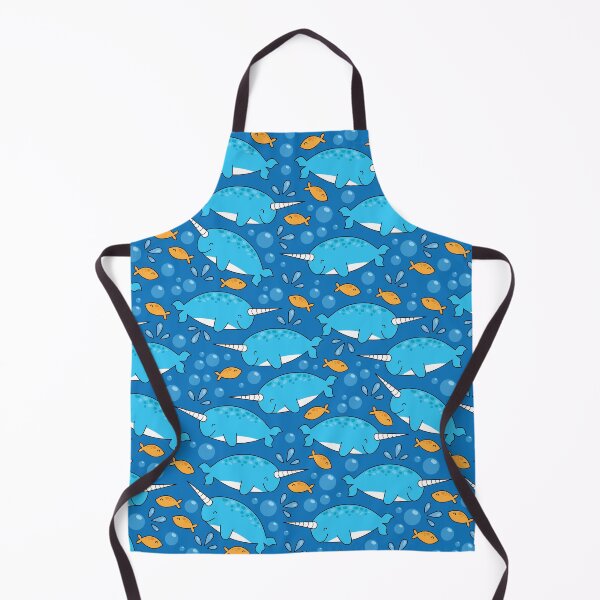 Item preview, Cute Narwhal Pattern - Fish and Ocean Life designed and sold by toddsimpson.