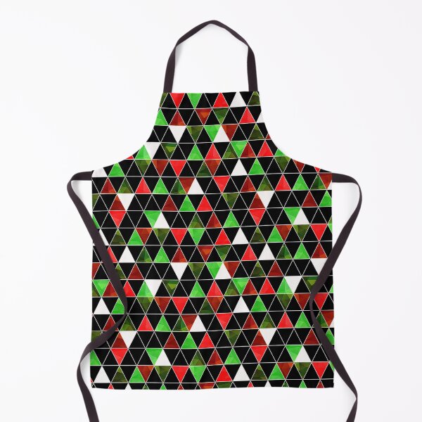 Item preview, Red, orange, green, black, white triangles. designed and sold by marinaklykva.
