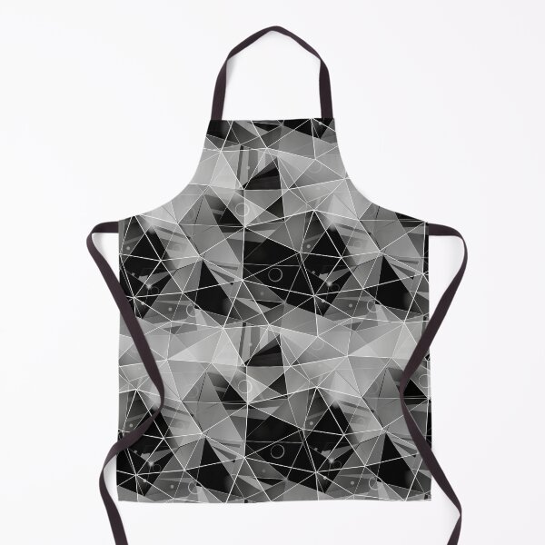 Item preview, Black and white polygonal pattern. designed and sold by marinaklykva.