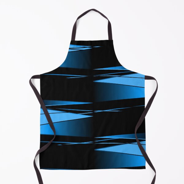 Item preview, Black, blue geometric pattern. designed and sold by marinaklykva.