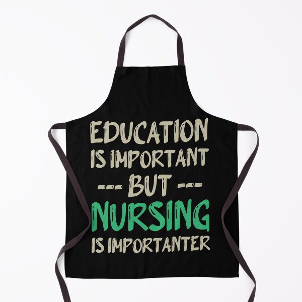 Item preview, Education Is Important But Nursing Is Importanter, Cute Funny Gift For Nurse  designed and sold by awesomedraw.