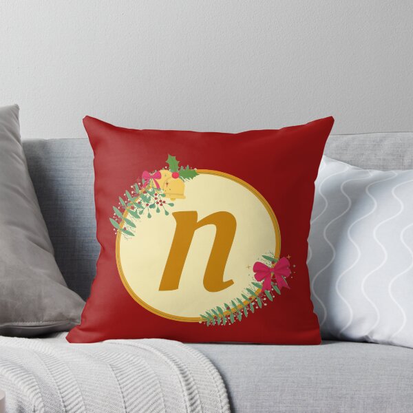 Item preview, Christmas initial Monogram letter N designed and sold by crikz.