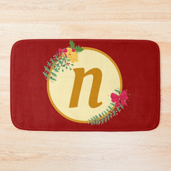 Item preview, Christmas initial Monogram letter N designed and sold by crikz.