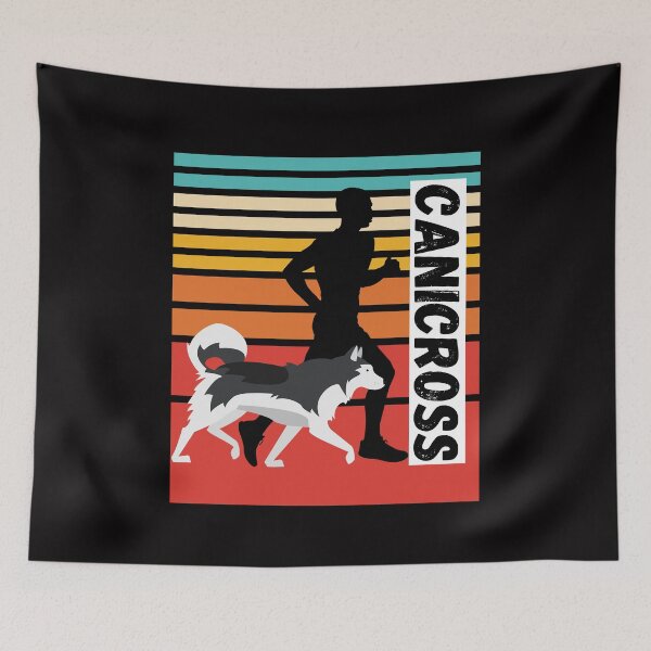 Item preview, CANICROSS AND HUSKY SIBERIAN sunset designed and sold by mikoala50.