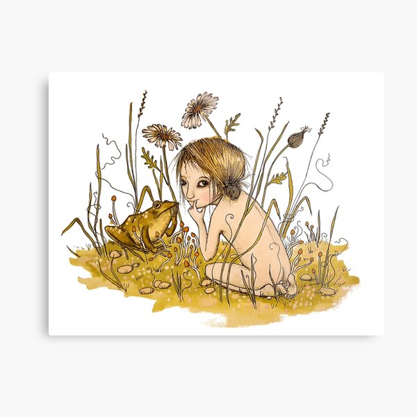 Secret Frog Metal Print