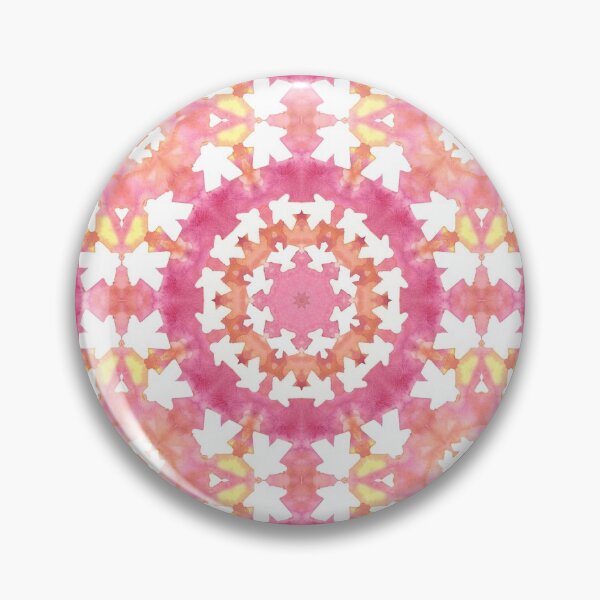 Item preview, Pink Summer Tie Dye Meeples Again designed and sold by Zab Butler Design.