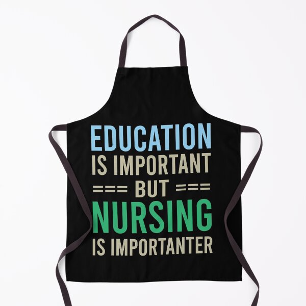 Item preview, Education Is Important But Nursing Is Importanter, Cute Funny Gift For Nurse  designed and sold by awesomedraw.