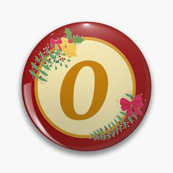Item preview, Christmas initial Monogram letter O designed and sold by crikz.