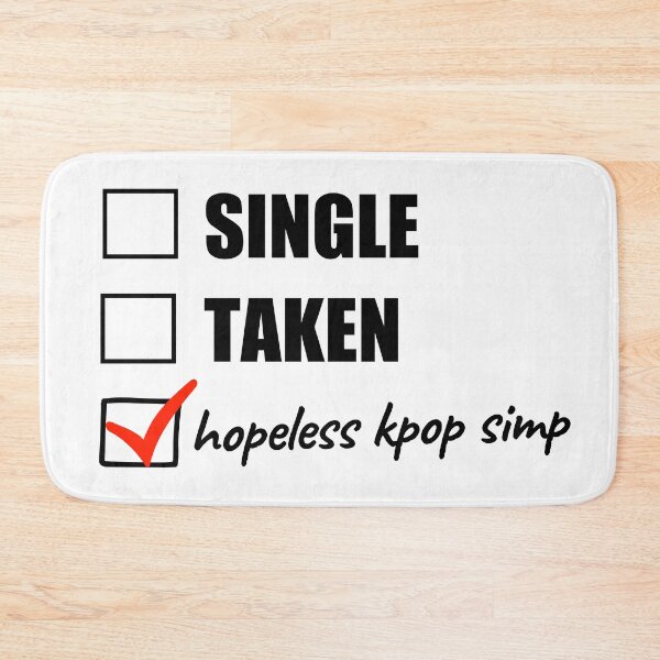 Item preview, Hopeless Kpop Simp designed and sold by BetweenTwoPages.
