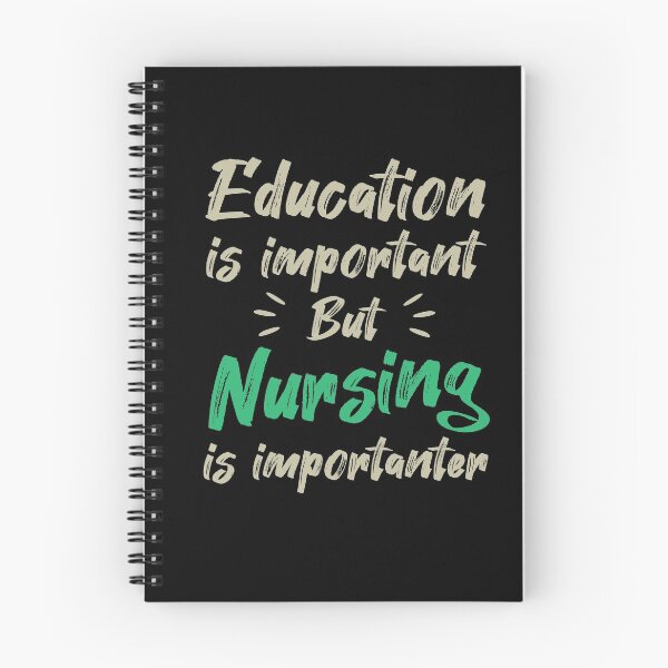 Item preview, Education Is Important But Nursing Is Importanter, Cute Funny Gift For Nurse  designed and sold by awesomedraw.