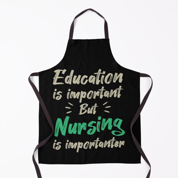 Item preview, Education Is Important But Nursing Is Importanter, Cute Funny Gift For Nurse  designed and sold by awesomedraw.