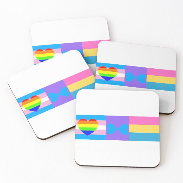 Item preview, Trans Pride and Pansexual Couple Pride Flag Blue and Blue designed and sold by Derians.