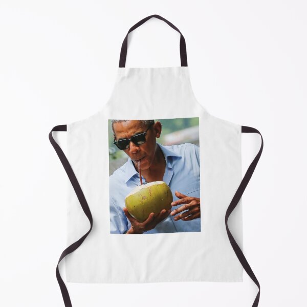 Item preview, Cool President Barack Obama wearing sunglasses and drinking a coconut through a straw designed and sold by MindChirp.