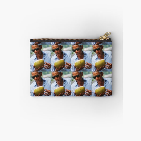 Item preview, Cool President Barack Obama wearing sunglasses and drinking a coconut through a straw designed and sold by MindChirp.