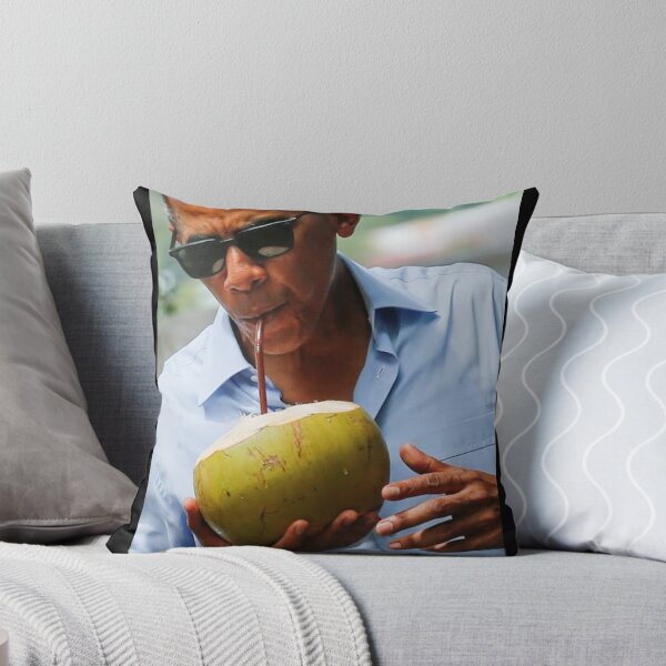 Item preview, Cool President Barack Obama wearing sunglasses and drinking a coconut through a straw designed and sold by MindChirp.
