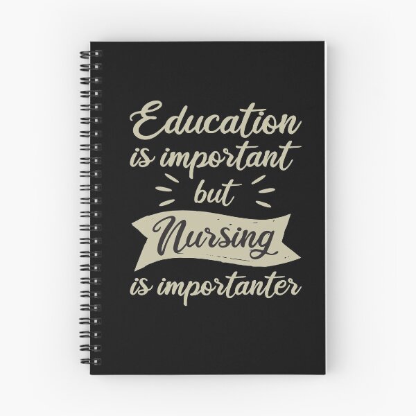Item preview, Education Is Important But Nursing Is Importanter, Cute Funny Gift For Nurse  designed and sold by awesomedraw.
