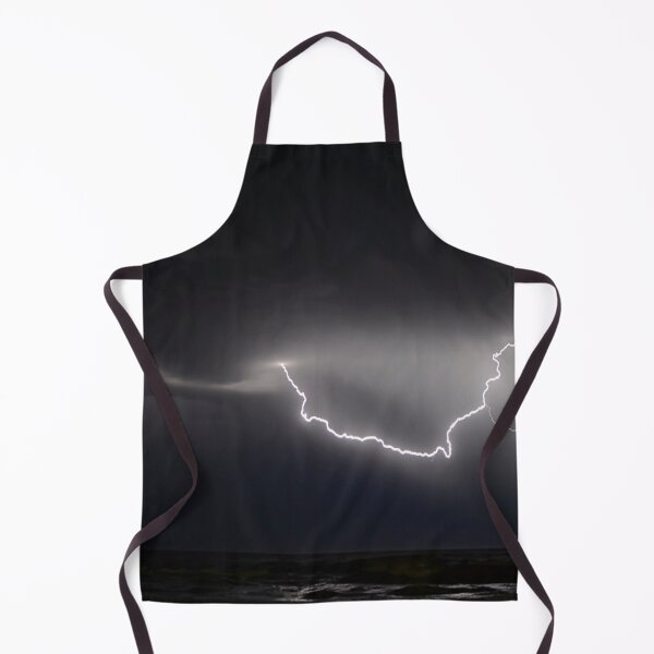 Item preview, Lightning bolt crossing the night over the sea designed and sold by acrazyshaman.