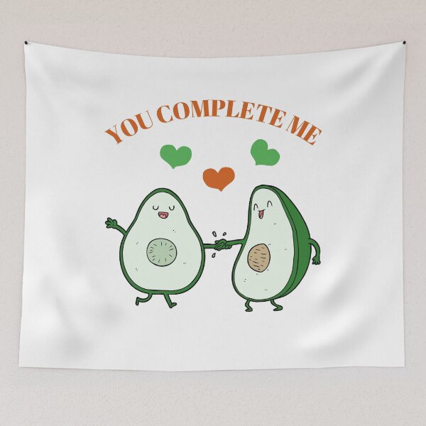 Item preview, You complete me- cute avocado design designed and sold by ashdenent.