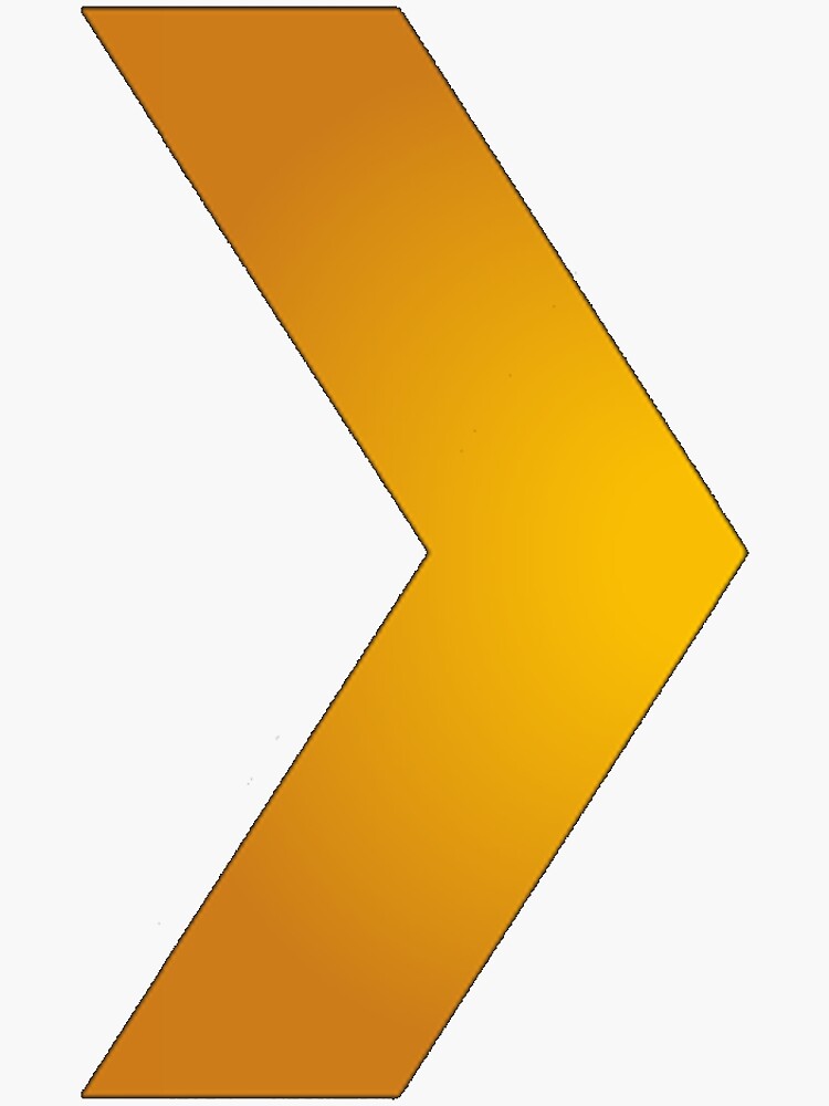 Plex Orange Arrow Logo by Serendipitous71
