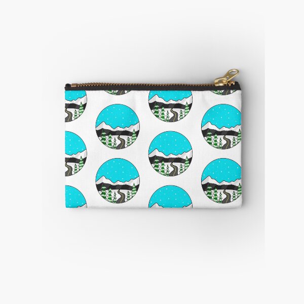 Item preview, winter mountain landscape designed and sold by alisadesigns.