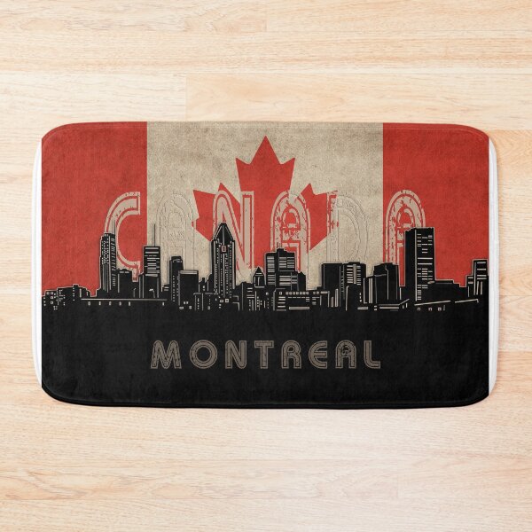 Item preview, montreal skyline flag designed and sold by BekimART2.