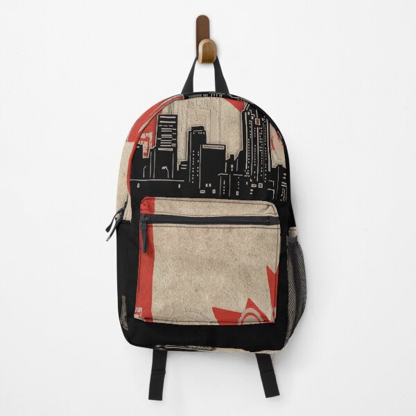 Item preview, montreal skyline flag designed and sold by BekimART2.