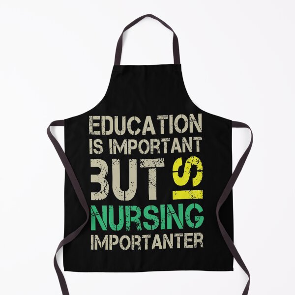 Item preview, Education Is Important But Nursing Is Importanter, Cute Funny Gift For Nurse  designed and sold by awesomedraw.