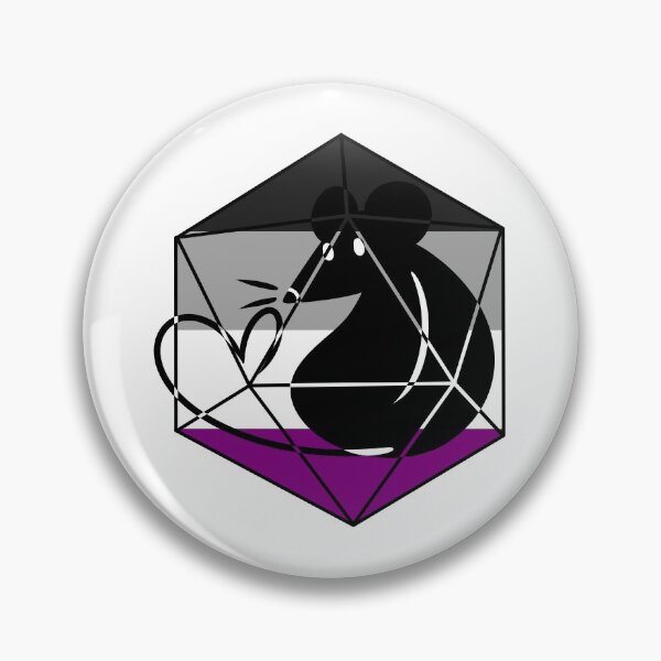 Item preview, Asexual Pride D20 Mouse designed and sold by Birchskip.