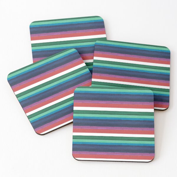 Item preview, Stripes in Basic Colors (Red, Blue, Green, White) designed and sold by BelindaFuller.