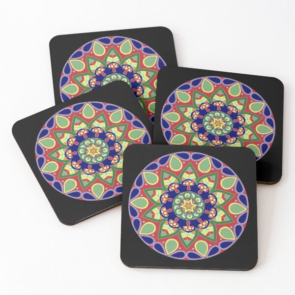 Item preview, Mandala Mushrooms designed and sold by Sae-.