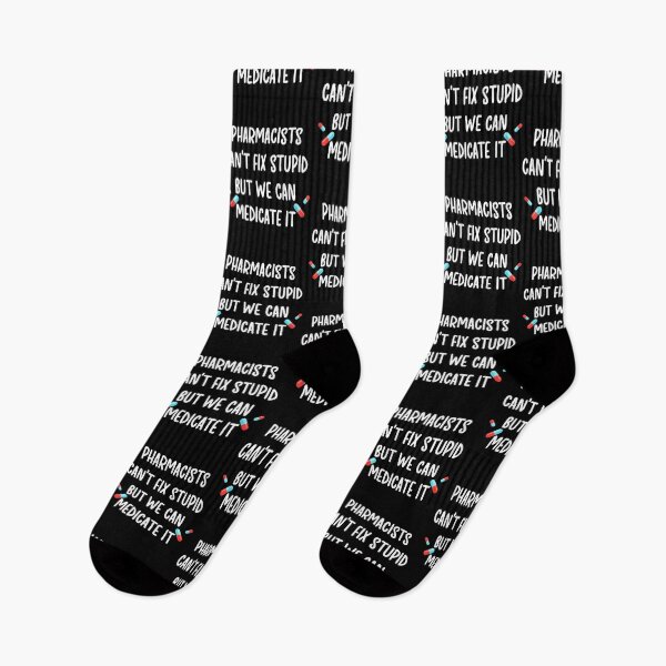 Item preview, Pharmacists Can't Fix Stupid But We Can Medicate It Pharmacist Mom Dad Husband Wife Gifts Pharmacy Students Pharmacist Technician Assistant Birthday Christmas Gift designed and sold by Akmloza.