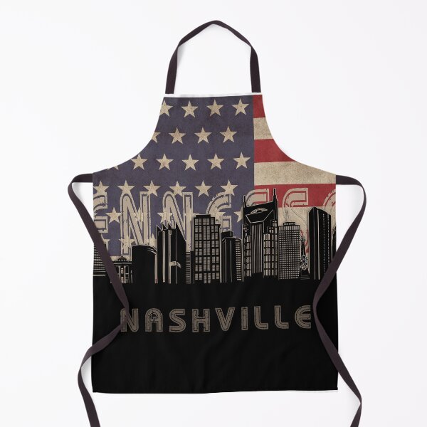 Item preview, nashville skyline flag designed and sold by BekimART2.