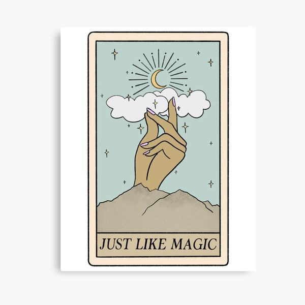 Carte de tarot Ariana Just Like Magic - Ombre 2 Impression sur toile