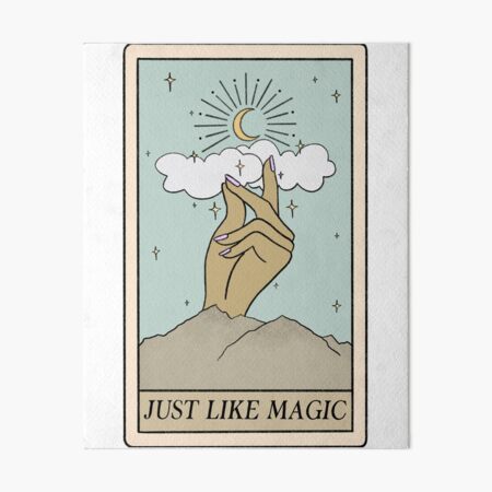 Just Like Magic ariana tarot card - shade 2 Art Board Print