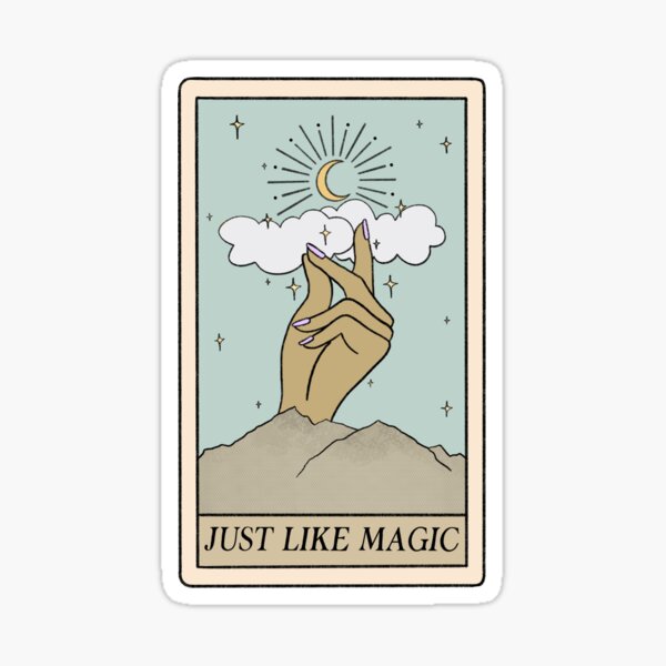 Carte de tarot Ariana Just Like Magic - Ombre 2 Sticker