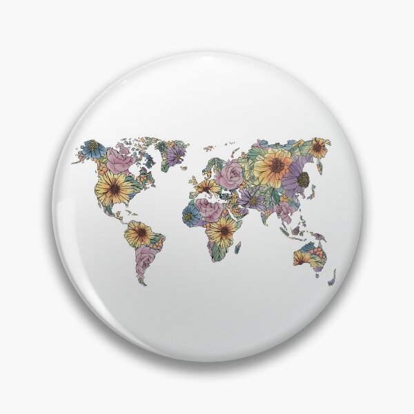 Item preview, World map designed and sold by Elleaimeillu.