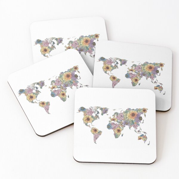 Item preview, World map designed and sold by Elleaimeillu.