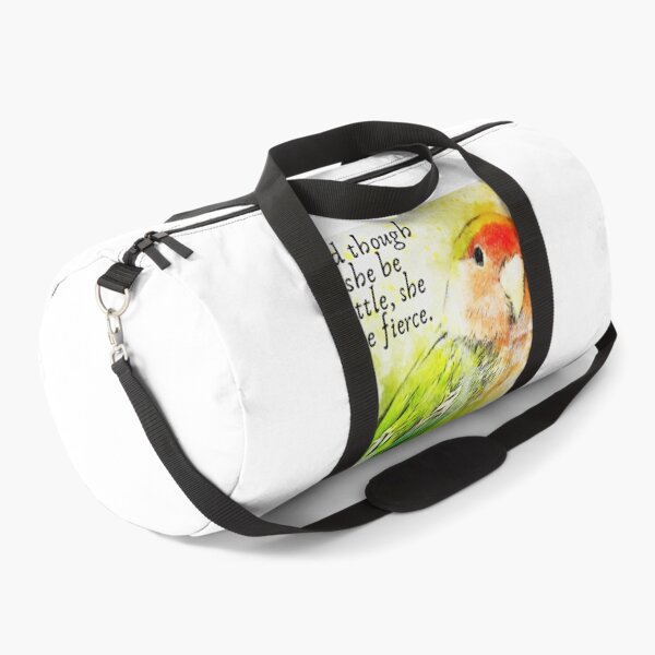 She be fierce - Black Duffle Bag