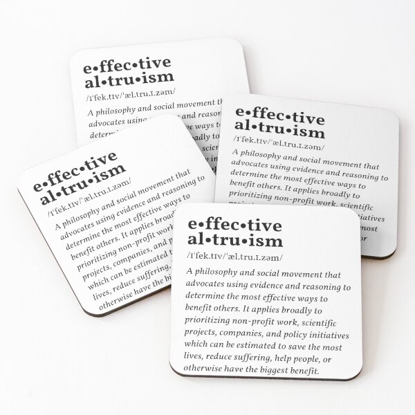 Item preview, Effective Altruism Definition designed and sold by AnnaLeptikon.