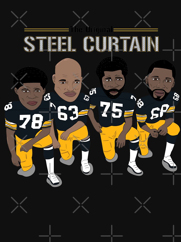 The Steel Curtain - Pittsburgh Steelers Essential T-Shirt for Sale by  WalkDesigns