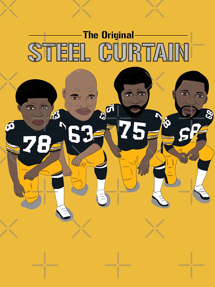 The Steel Curtain - Pittsburgh Steelers  Art Print for Sale by  TheBestZaraP