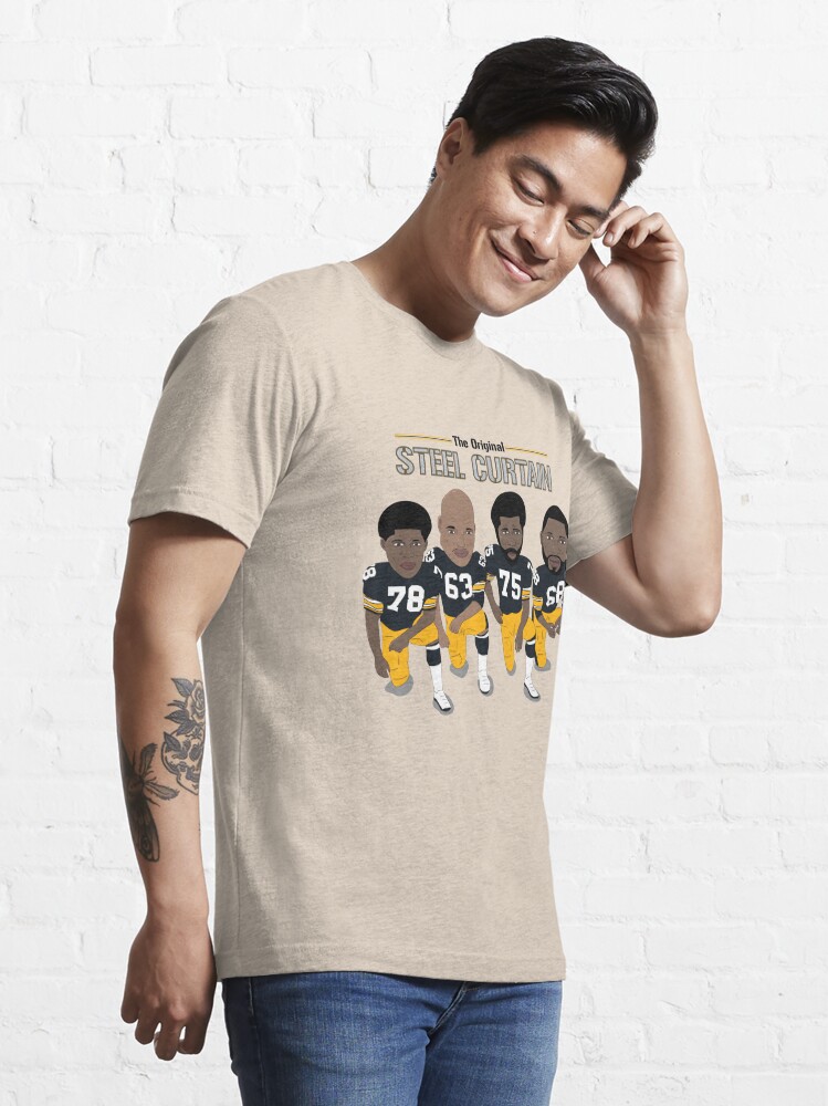 The Steel Curtain - Pittsburgh Steelers' Essential T-Shirt for Sale by  WalkDesigns