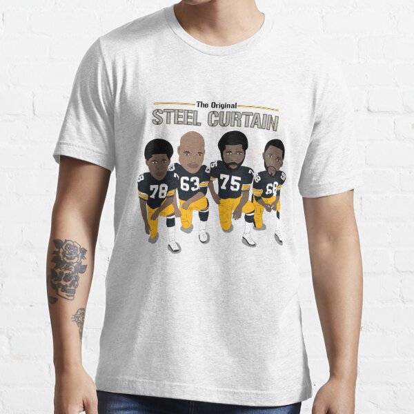 NFL Team Apparel Youth Pittsburgh Steelers Run Back White T-Shirt